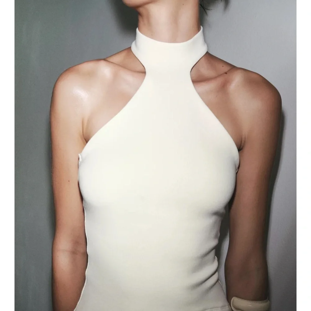 Zara Combination Halter Dress - Picture 6 of 7